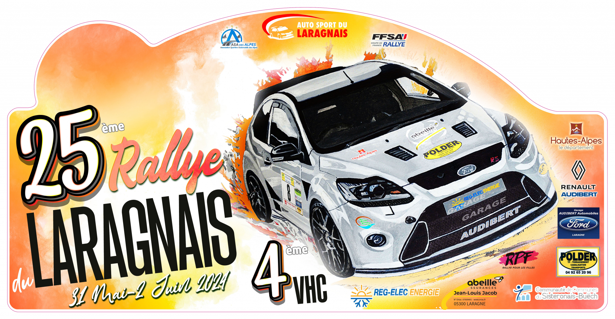 Plaque du rallye